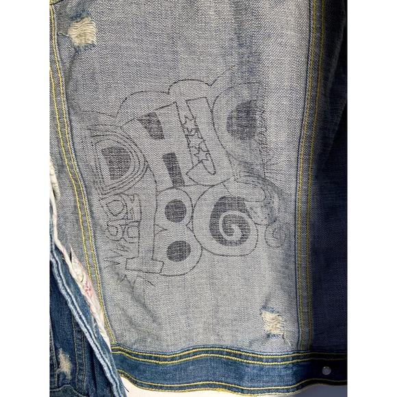 Vintage Inspired Duck Head Denim Jean Jacket * Women’s L Fits Like a Medium WC39 - Picture 4 of 7